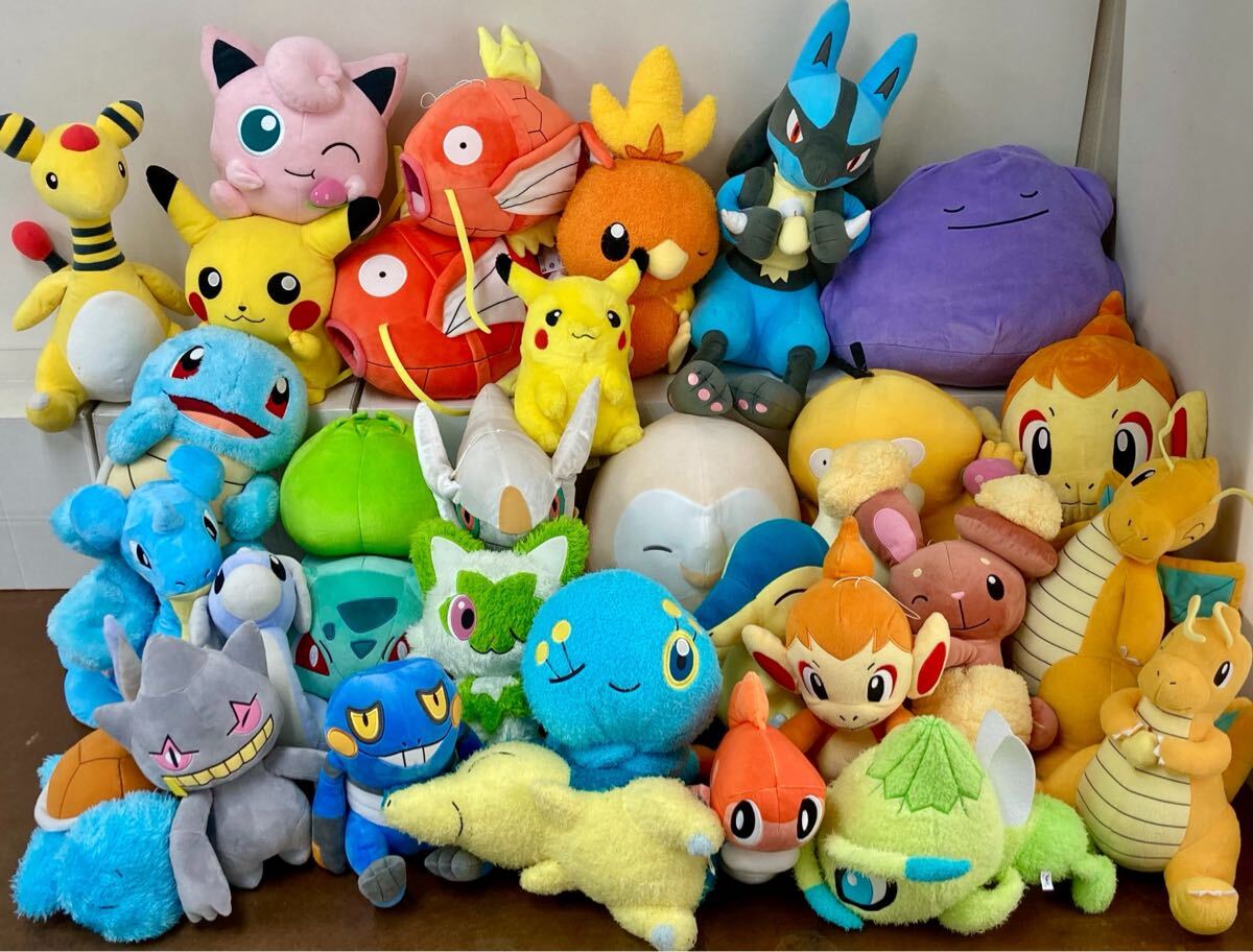 RR108) ポケモン ぬいぐるみ 大量セット まとめ売り 現状品 RR108) ポケモン ぬいぐるみ 大量セット まとめ売り 現状品