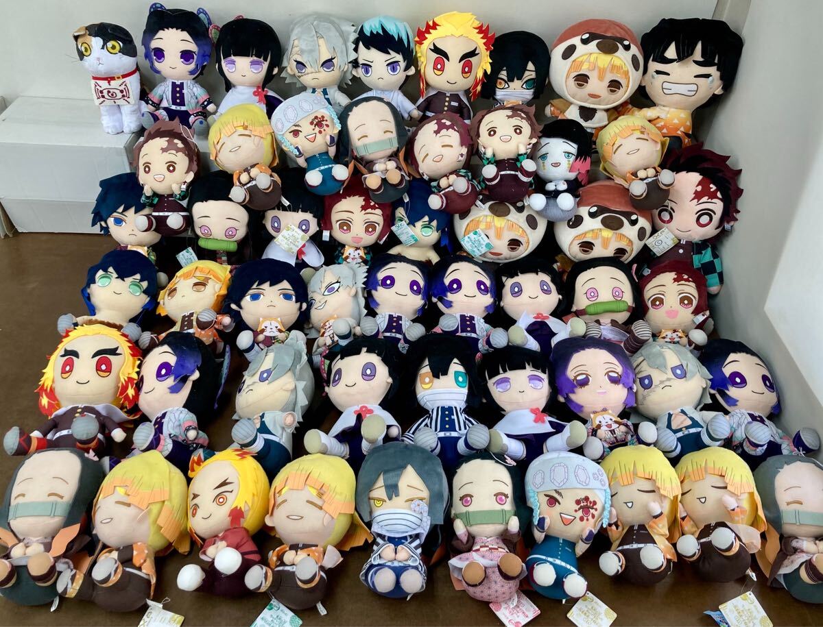 RR089) 鬼滅の刃 ぬいぐるみ 大量セット まとめ売り 現状品 ぽ RR089) 鬼滅の刃 ぬいぐるみ 大量セット まとめ売り 現状品 ぽ