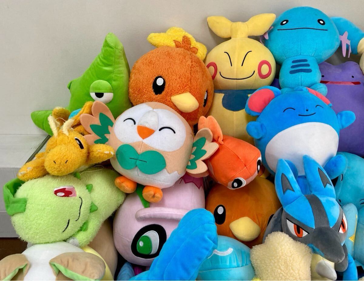 RR125) ポケモン ぬいぐるみ 大量セット まとめ売り 現状品 RR125) ポケモン ぬいぐるみ 大量セット まとめ売り 現状品