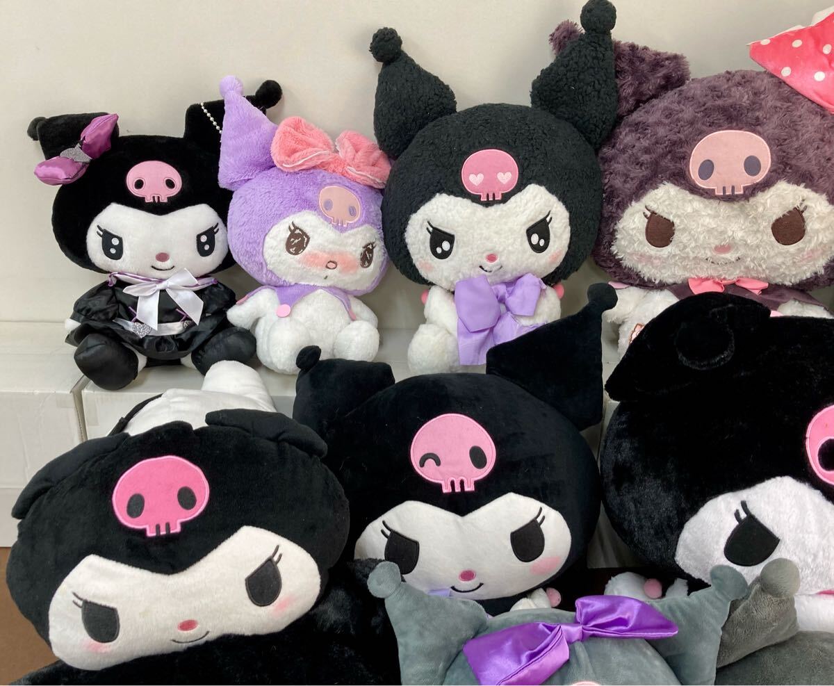 RR074) サンリオ クロミ ぬいぐるみ 大量セット まとめ売り RR074) サンリオ クロミ ぬいぐるみ 大量セット まとめ売り