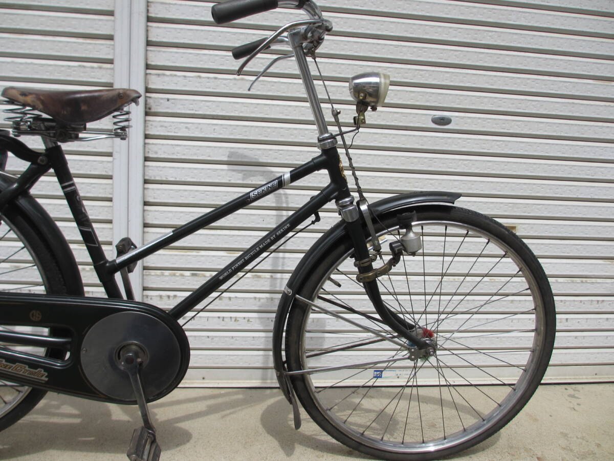 K092【4-30】□ 当時物 レトロ セキネ自転車 実用車 26インチ 革 K092【4-30】□ 当時物 レトロ セキネ自転車 実用車 26インチ 革