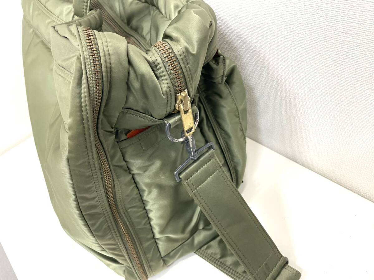 1円スタート 美品 PORTER ポーター 吉田カバン タンカー カーキ 1円スタート 美品 PORTER ポーター 吉田カバン タンカー カーキ