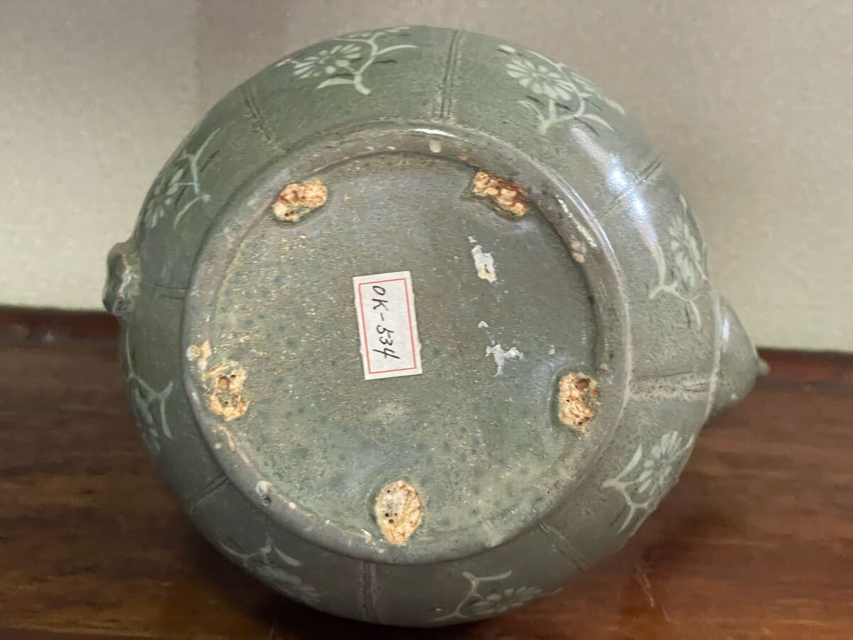 高麗青磁 水注 中国美術 朝鮮 韓国 高麗 李朝 花器 骨董品 美術 高麗青磁 水注 中国美術 朝鮮 韓国 高麗 李朝 花器 骨董品 美術
