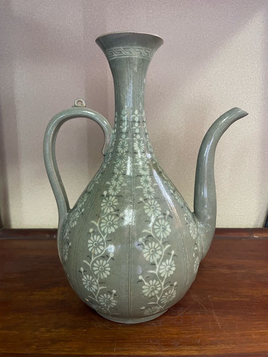高麗青磁 水注 中国美術 朝鮮 韓国 高麗 李朝 花器 骨董品 美術 高麗青磁 水注 中国美術 朝鮮 韓国 高麗 李朝 花器 骨董品 美術