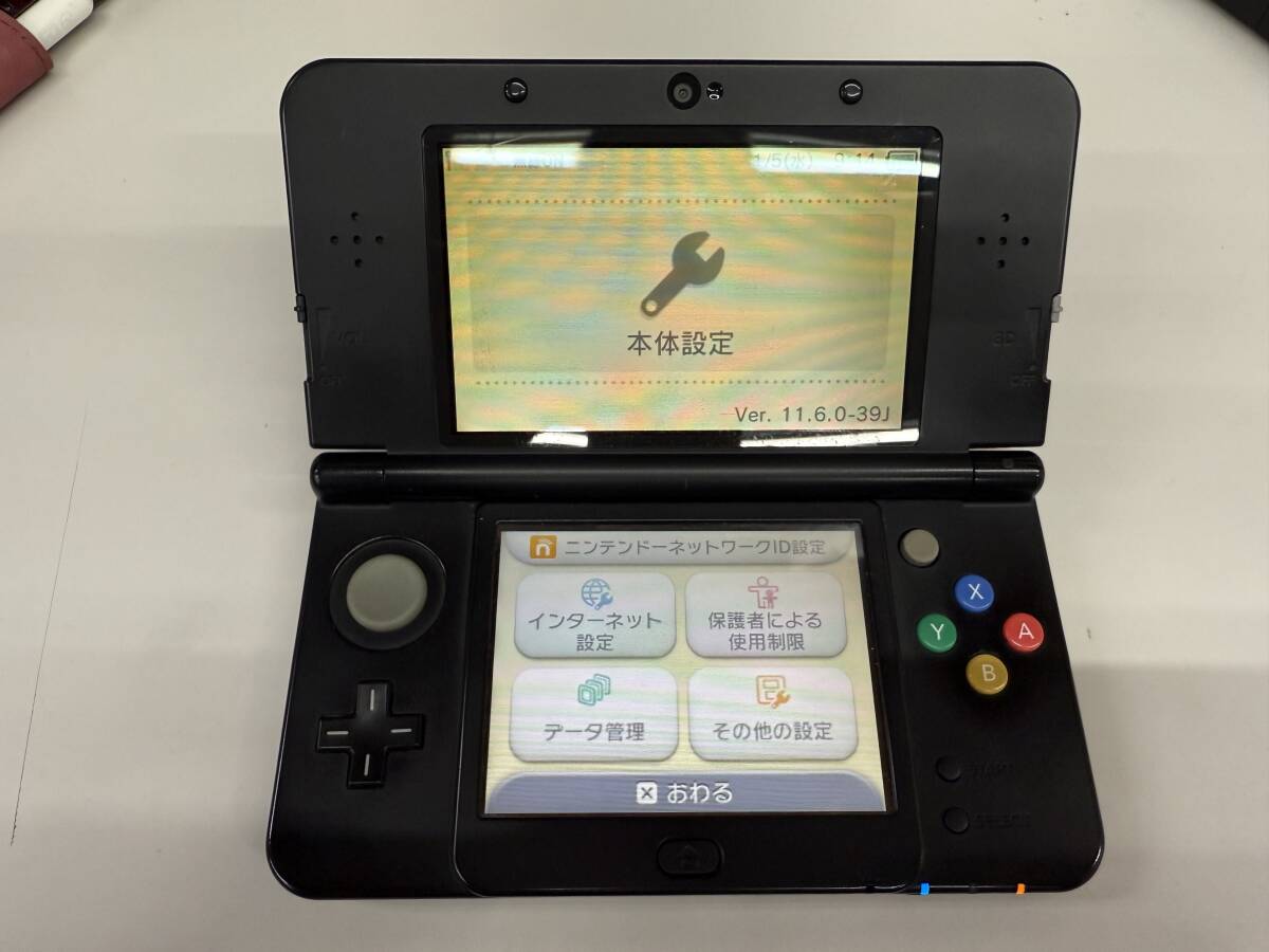 newニンテンドー3DS ブラック 中古品です。(ニンテンドー3DS