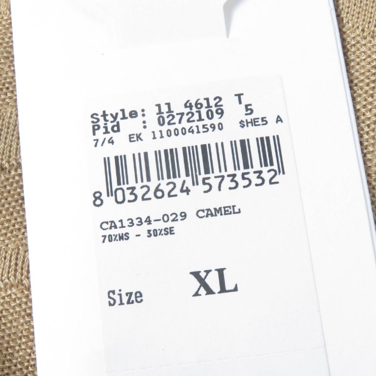  не использовался товар * Salvatore Ferragamo кашемир шелк gun chi-ni общий рисунок vala кнопка вязаный кардиган бежевый XL стандартный товар женский 