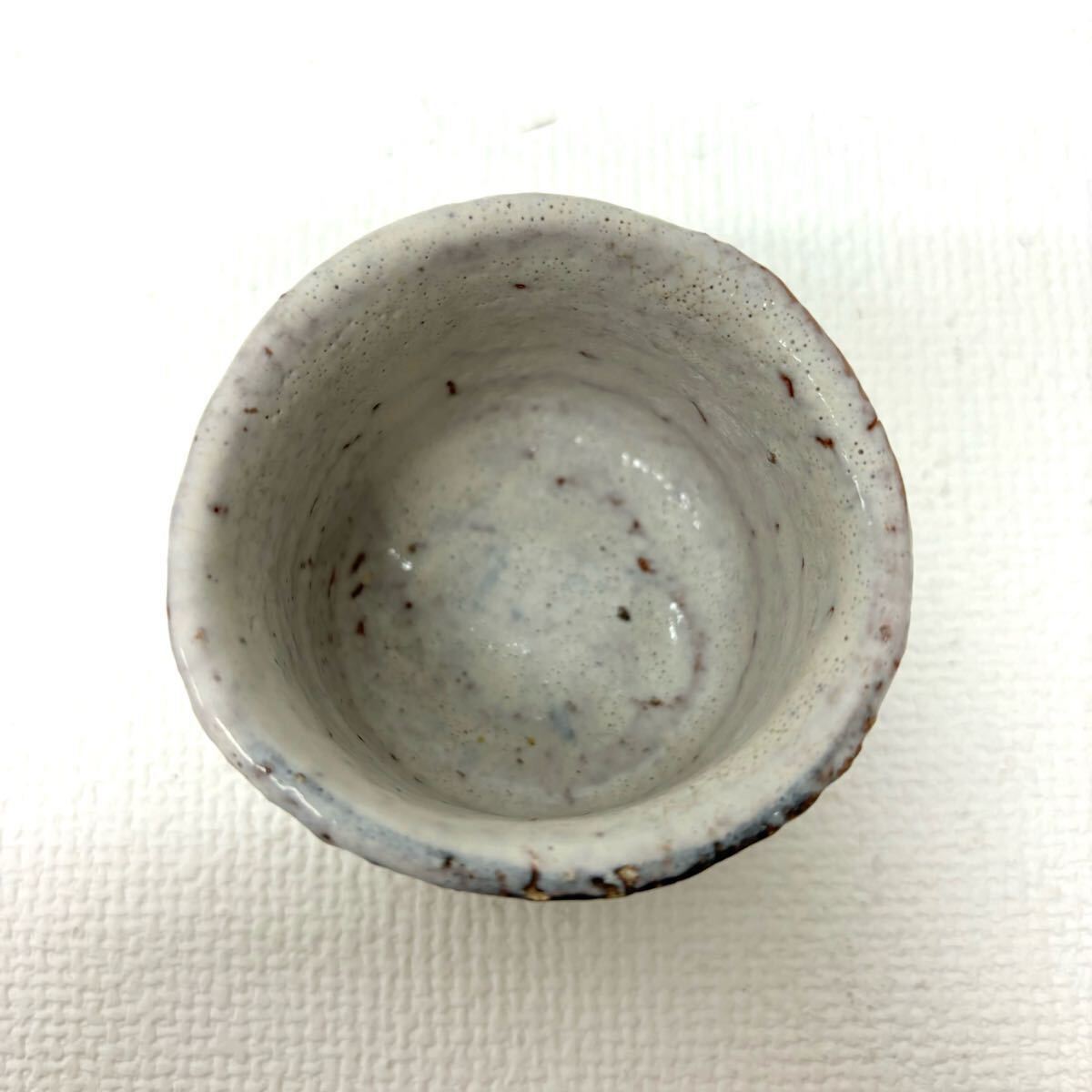 0403P6 真作保証☆十一代 三輪休雪 萩焼盃 ぐい呑 盃 酒盃 酒器 0403P6 真作保証☆十一代 三輪休雪 萩焼盃 ぐい呑 盃 酒盃 酒器