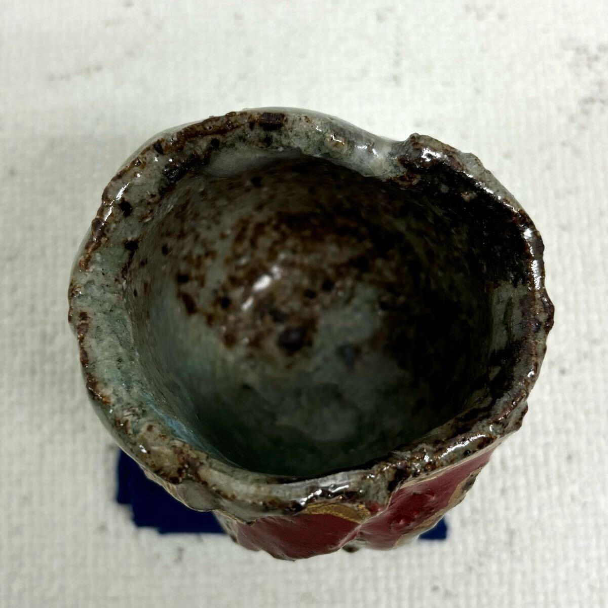 0408B6 真作保証☆市川透 ぐい呑み 備前焼 酒器 酒盃 盃 酒杯 0408B6 真作保証☆市川透 ぐい呑み 備前焼 酒器 酒盃 盃 酒杯