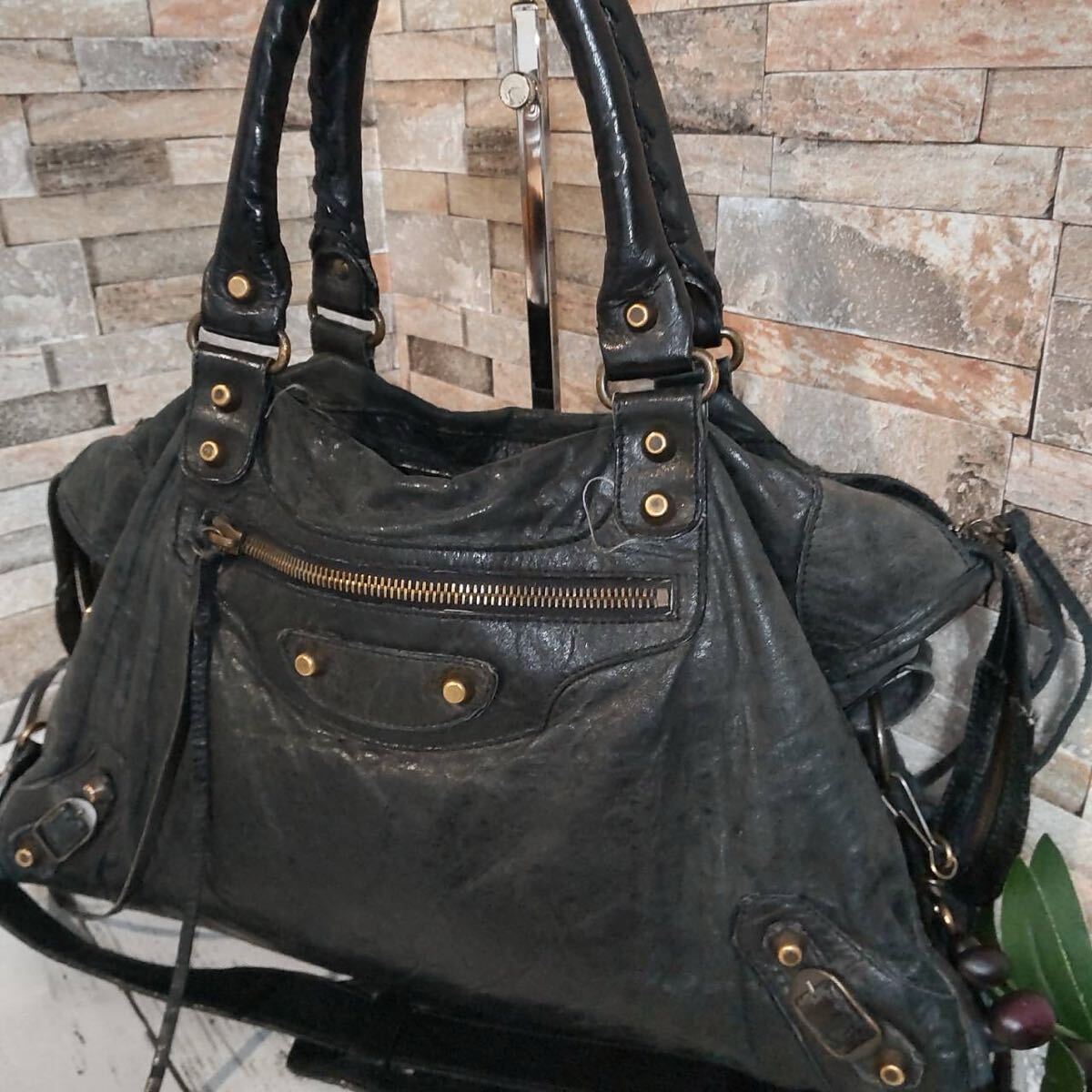 1円【至高の逸品】BALENCIAGA バレンシアガ 2way ハンドバッグ 1円【至高の逸品】BALENCIAGA バレンシアガ 2way ハンドバッグ