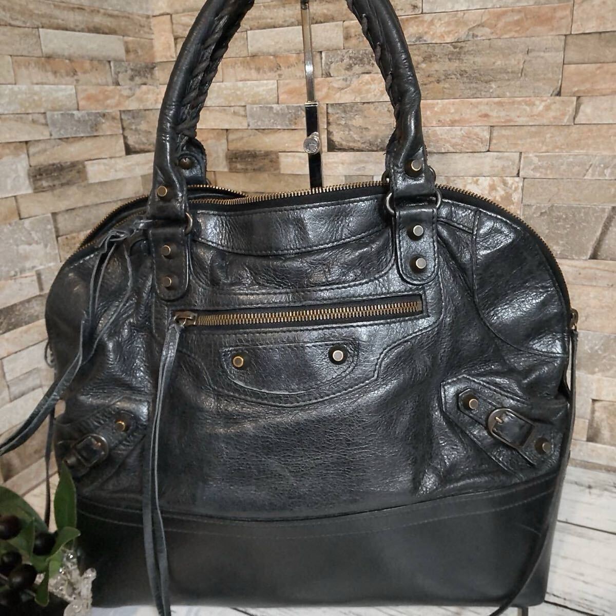 1円【至高の逸品】BALENCIAGA バレンシアガ 2way ハンドバッグ 1円【至高の逸品】BALENCIAGA バレンシアガ 2way ハンドバッグ