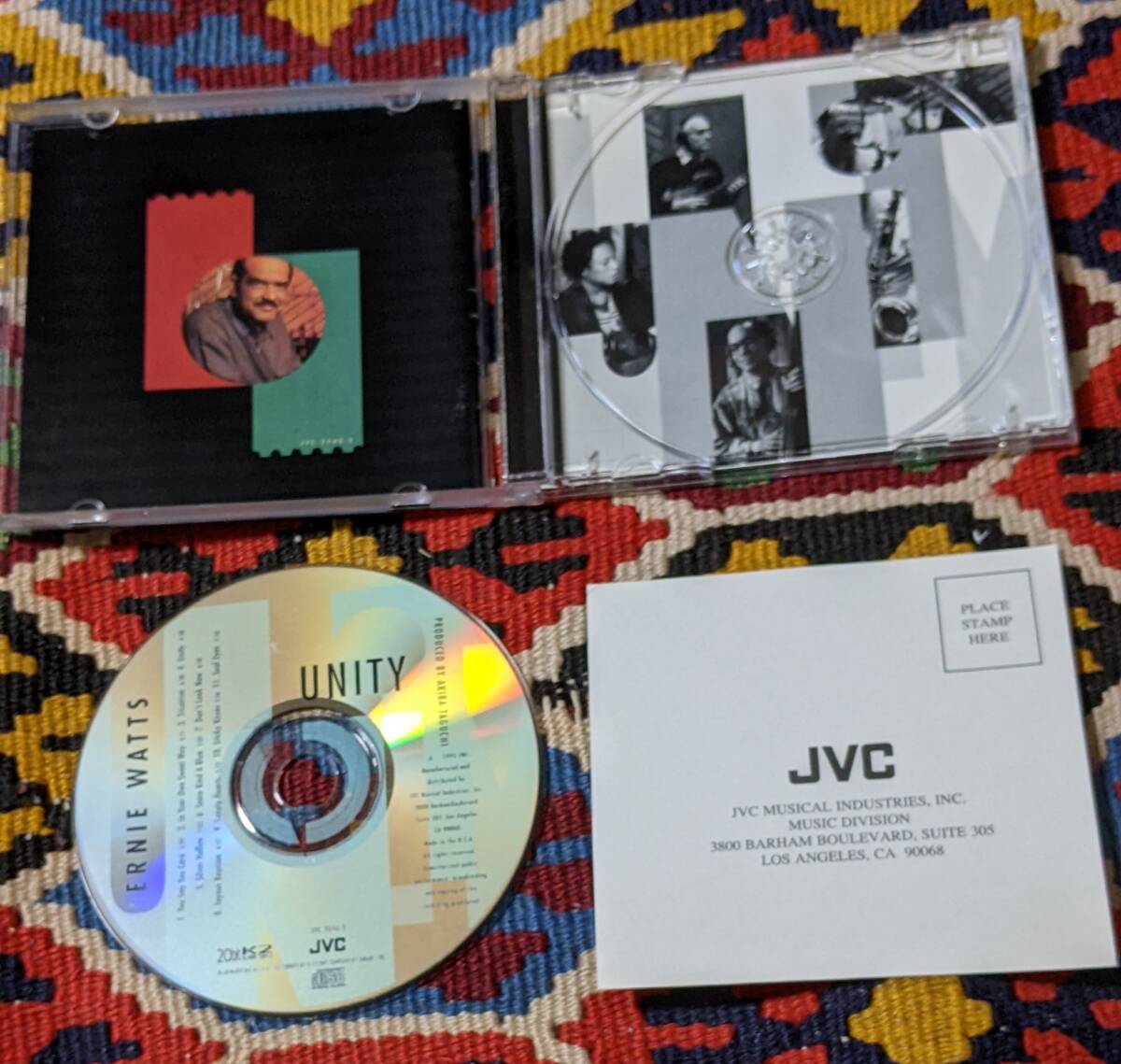 90's アーニー・ワッツ Ernie Watts (CD) / ユニティ Unity JVC JVC-2046-2 1994年_画像8