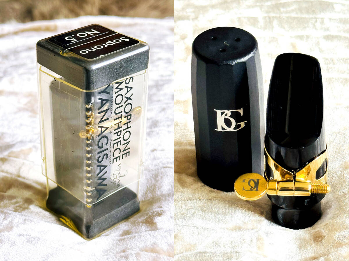 ヤナギサワ ソプラノサックス用ラバーマウスピース No.5 & BG ヤナギサワ ソプラノサックス用ラバーマウスピース No.5 & BG