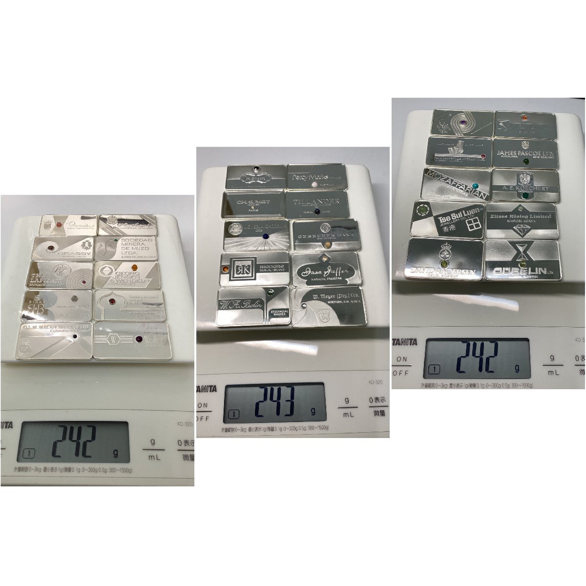 2-7481)30点 Franklin Mint 銀 925 sterling silver プレート