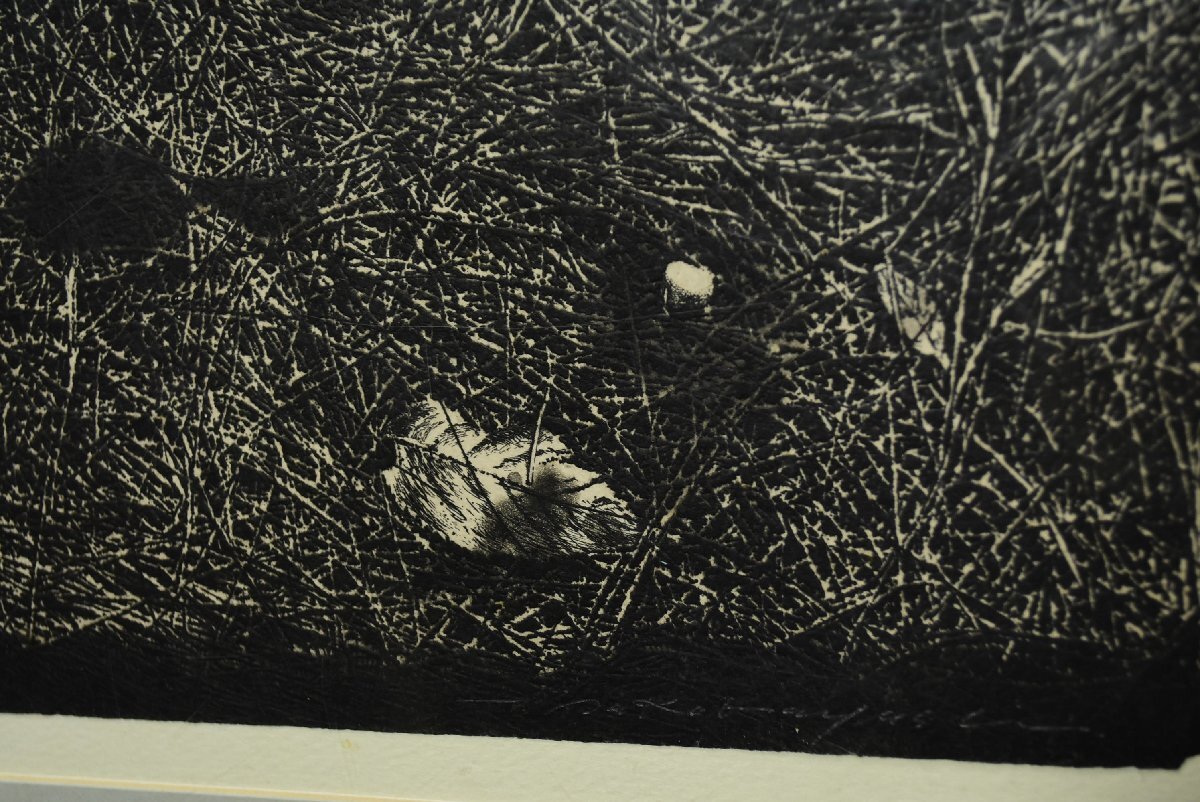 2-9658)中林忠良『転位 '84 地 Ⅳ』版画 銅板画 直筆サイン 絵画 2-9658)中林忠良『転位 '84 地 Ⅳ』版画 銅板画 直筆サイン 絵画