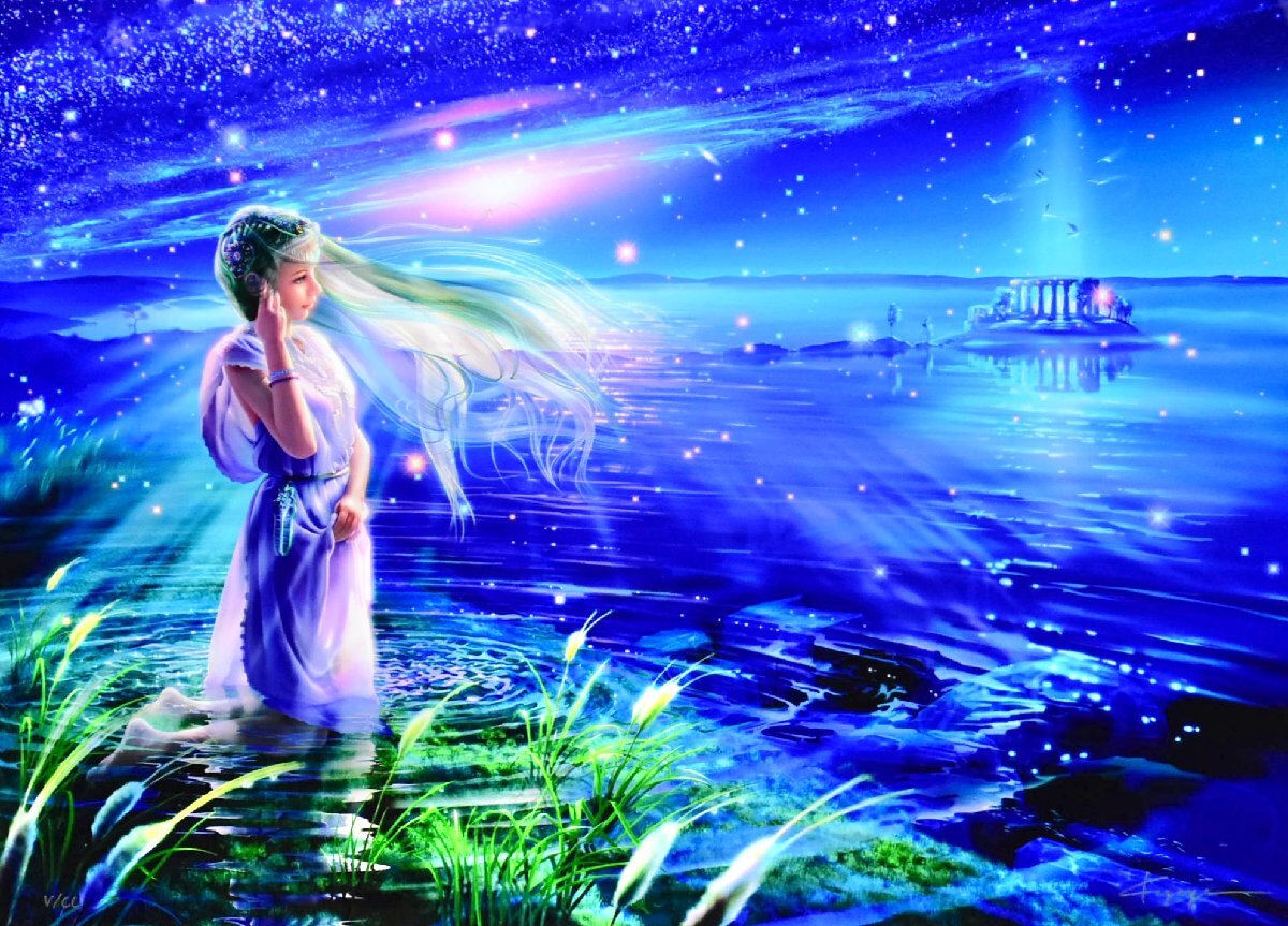 直筆サイン　直筆絵　最終価格 1-8620)KAGAYA『アンドロメダ』V/CC 版画 ジクレー 直筆サイン