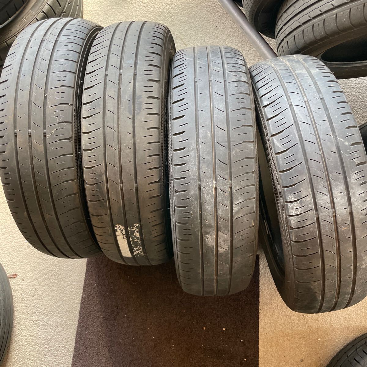 155/65R14 DUNLOP ENASAVE EC300+ 中古夏4本 サマータイヤ 2020 155/65R14 DUNLOP ENASAVE EC300+ 中古夏4本 サマータイヤ 2020