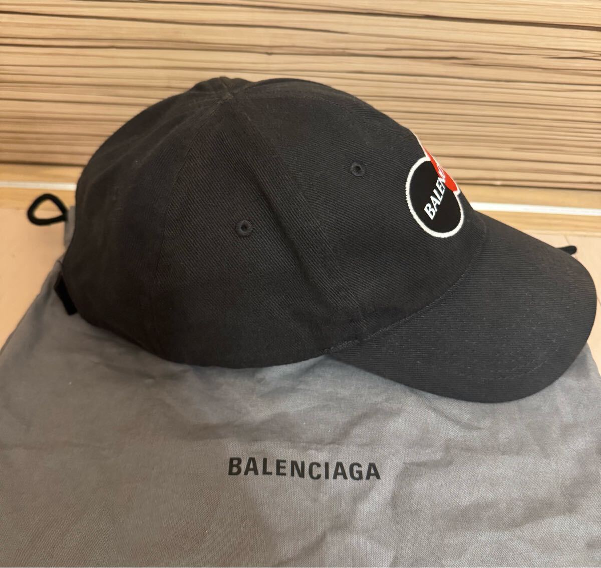 BALENCIAGA バレンシアガ キャップ Lサイズ 59cm ブラック 黒 BALENCIAGA バレンシアガ キャップ Lサイズ 59cm ブラック 黒