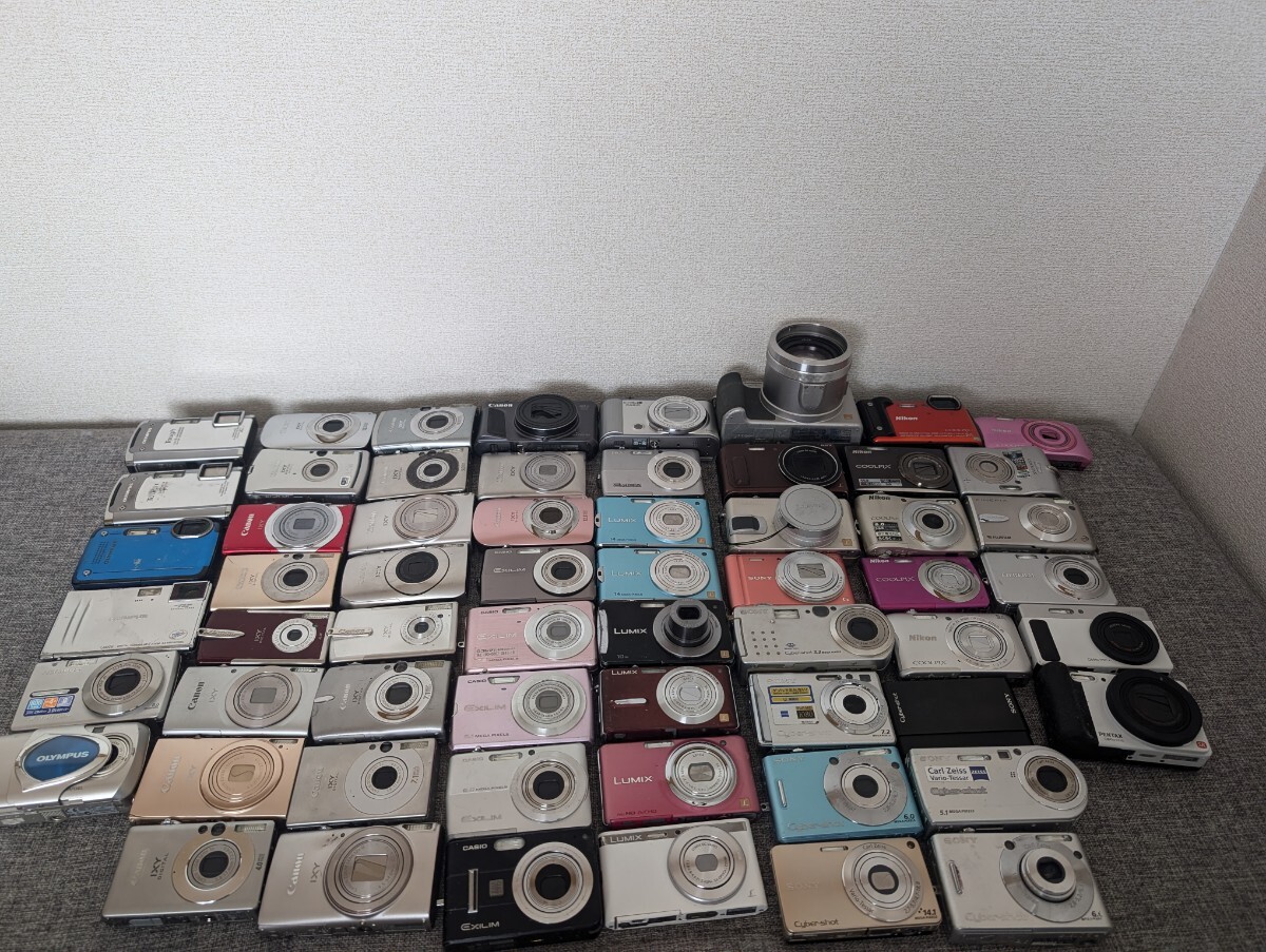 ジャンク品 60台 デジタルカメラ SONY CASIO Canon Nikon ジャンク品 60台 デジタルカメラ SONY CASIO Canon Nikon