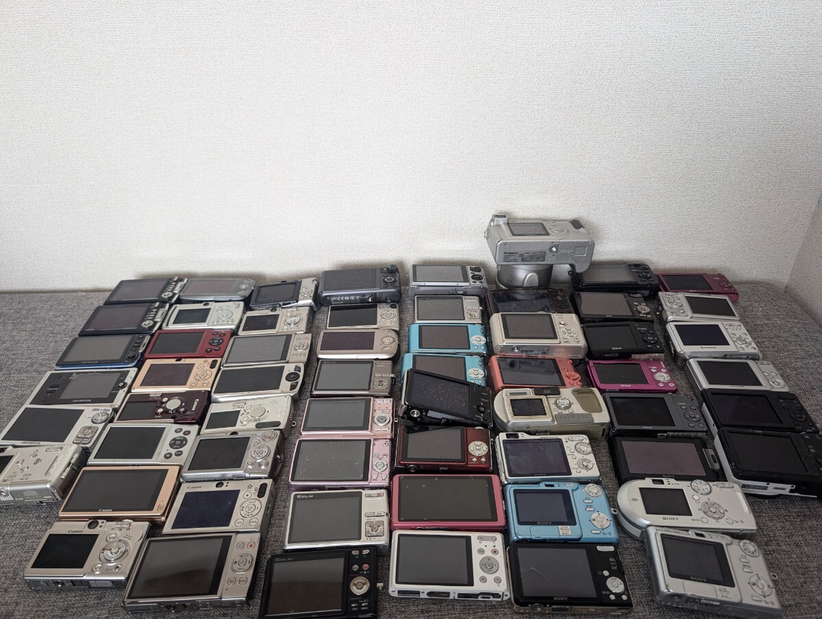 ジャンク品 60台 デジタルカメラ SONY CASIO Canon Nikon ジャンク品 60台 デジタルカメラ SONY CASIO Canon Nikon