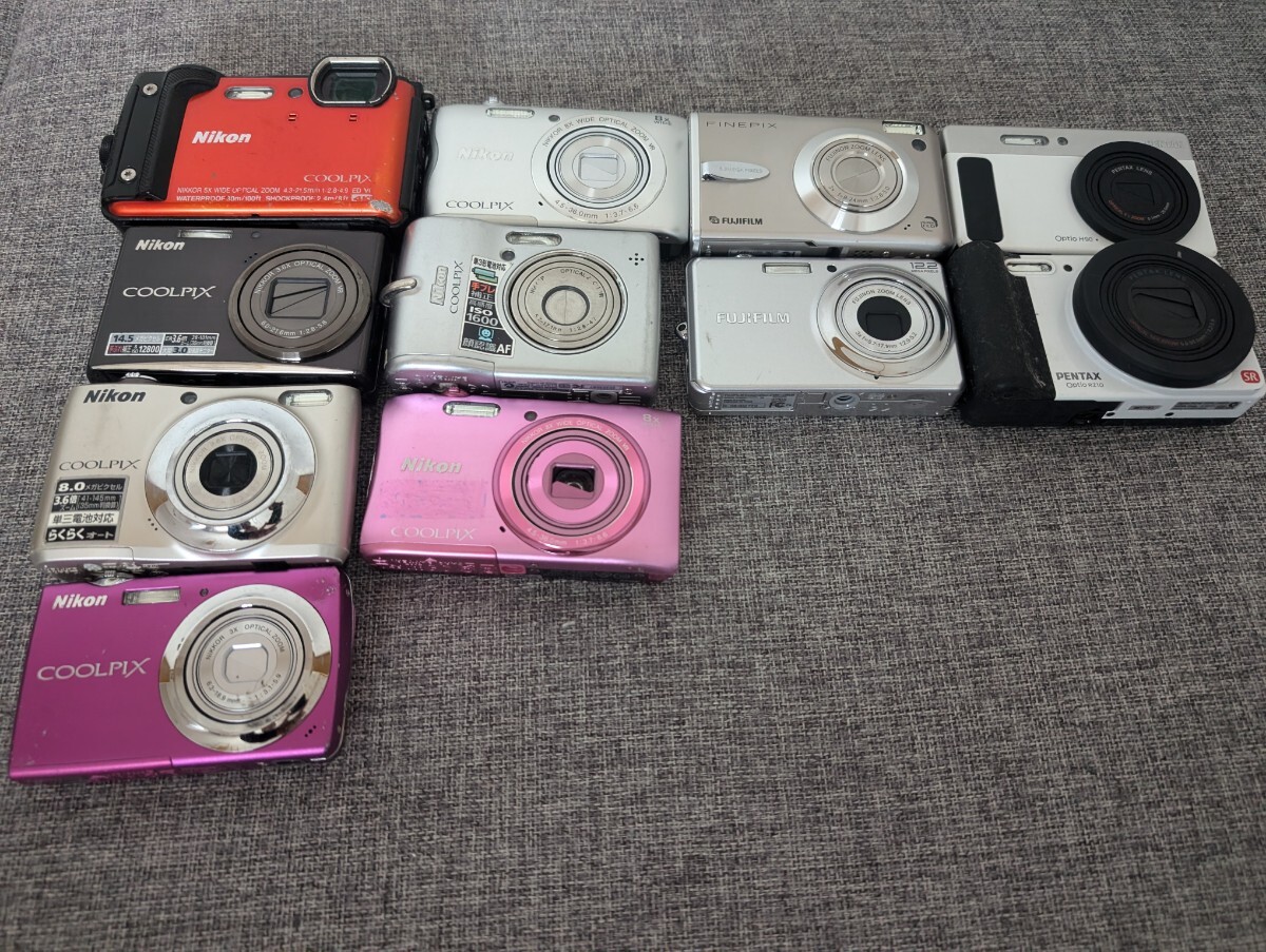 ジャンク品 60台 デジタルカメラ SONY CASIO Canon Nikon ジャンク品 60台 デジタルカメラ SONY CASIO Canon Nikon