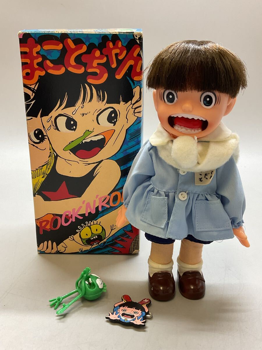 N7 楳図かずお まことちゃん あんそにい 箱有 まこと虫 バッジ付 N7 楳図かずお まことちゃん あんそにい 箱有 まこと虫 バッジ付