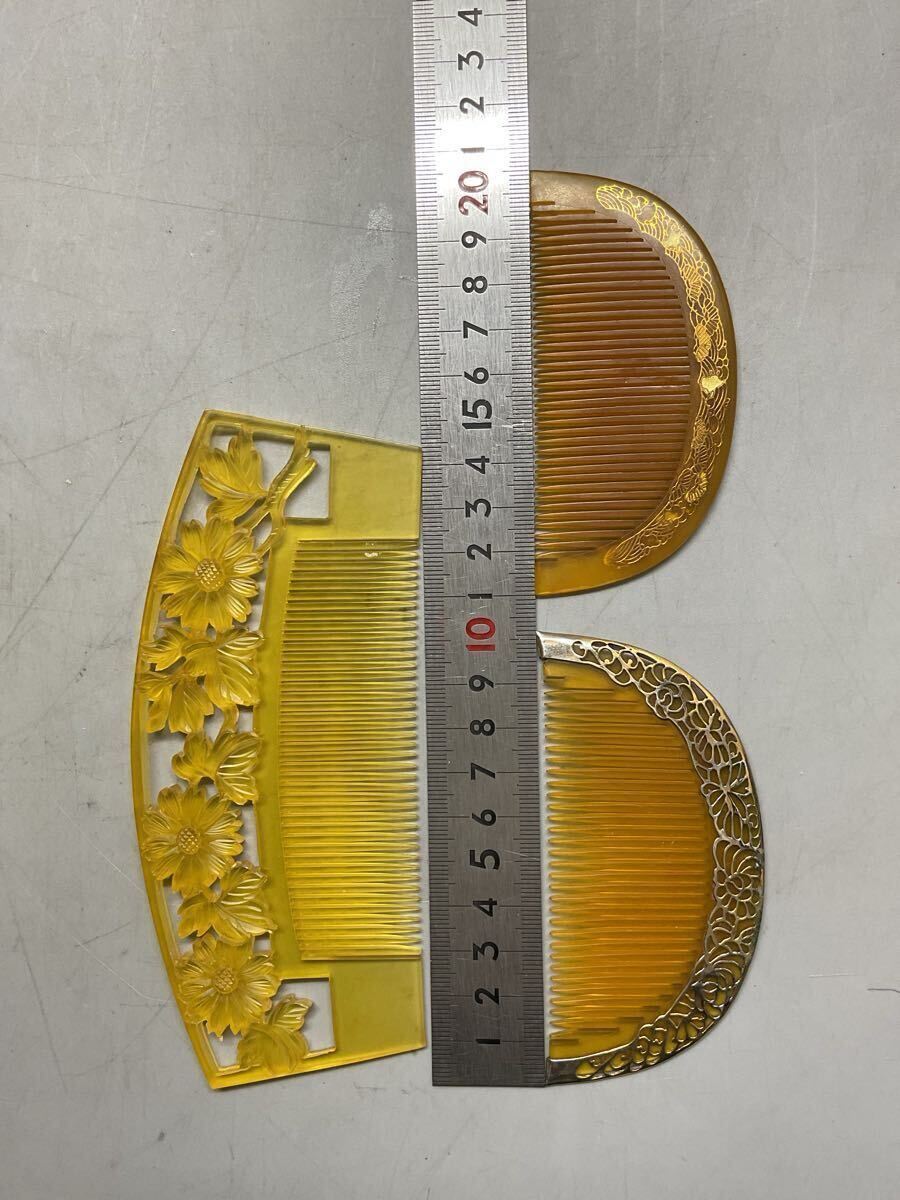 N1 べっ甲 まとめ7点 かんざし くし 球簪 鼈甲 和装小物 彫金 N1 べっ甲 まとめ7点 かんざし くし 球簪 鼈甲 和装小物 彫金