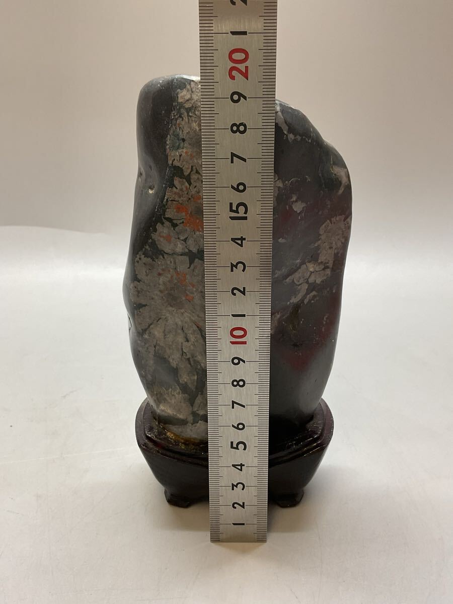 N4 菊花石 台座付 鑑賞石 天然石 自然石 鉱石 原石 盆石 水石 N4 菊花石 台座付 鑑賞石 天然石 自然石 鉱石 原石 盆石 水石