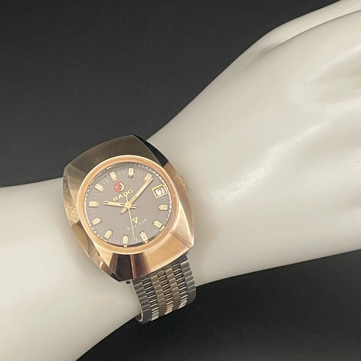 貴重】ラドー/RADO/バルボアV/BALBOA/ゴールド/35㎜/自動巻 貴重】ラドー/RADO/バルボアV/BALBOA/ゴールド/35㎜/自動巻