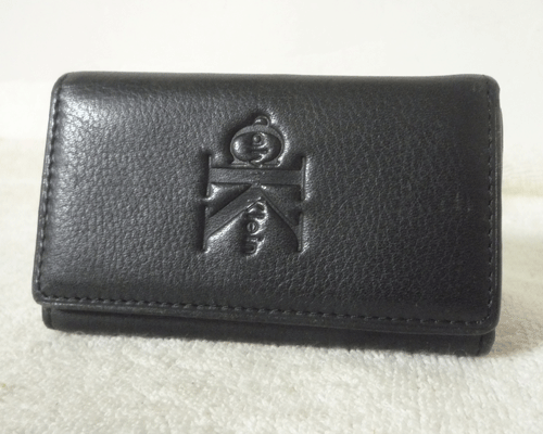 カルバンクライン　Calvin Klein　レザー　ブラック　黒　６連　キーケース