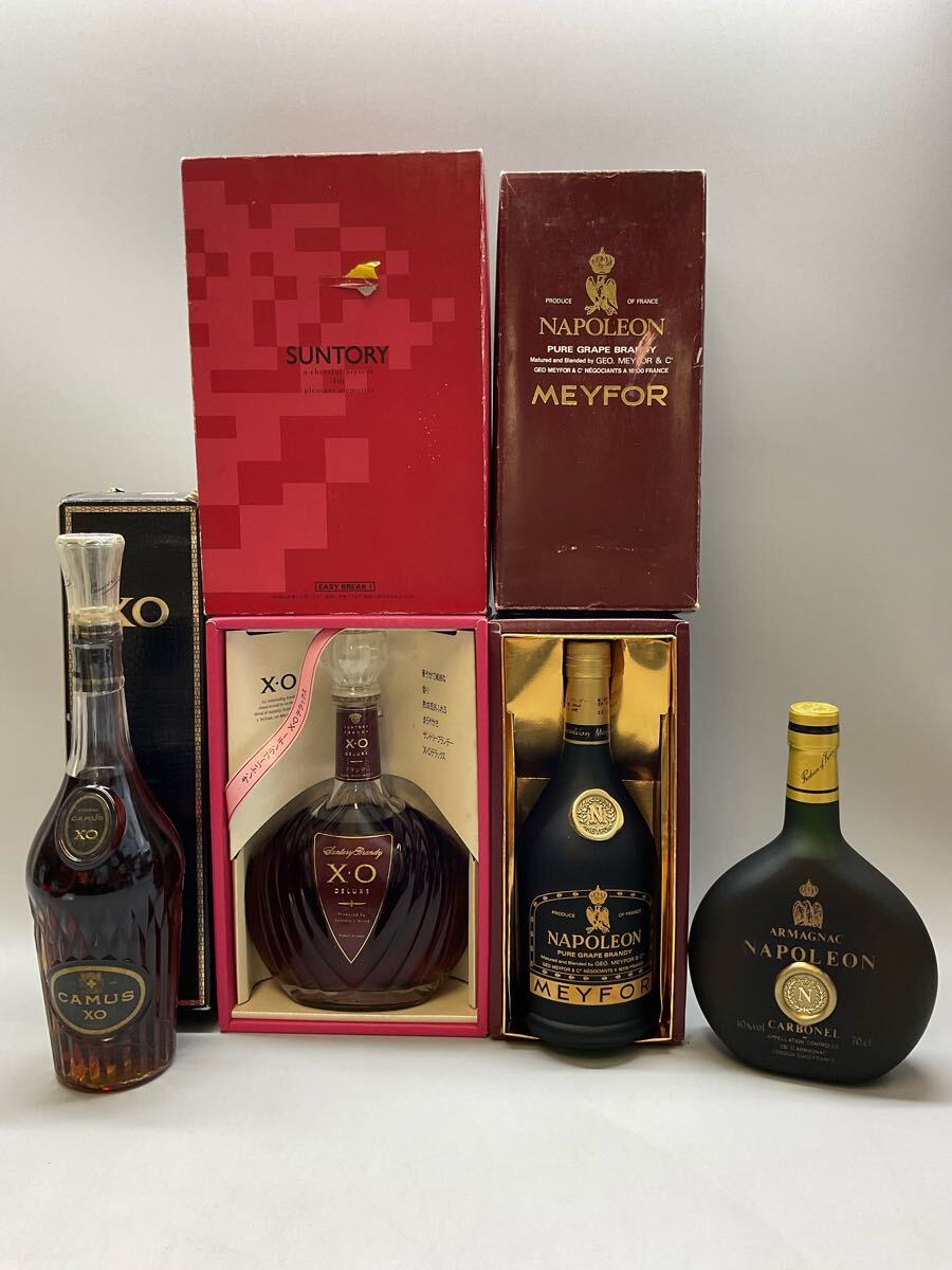 N 未開栓 古酒まとめ4点 カミュXO コニャック ロング サントリー N 未開栓 古酒まとめ4点 カミュXO コニャック ロング サントリー