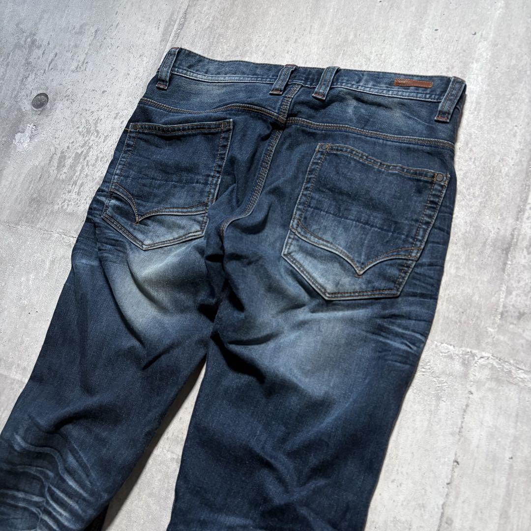 00s archive シューカット デニムパンツ 裾広がり 平成お兄系 00s archive シューカット デニムパンツ 裾広がり 平成お兄系