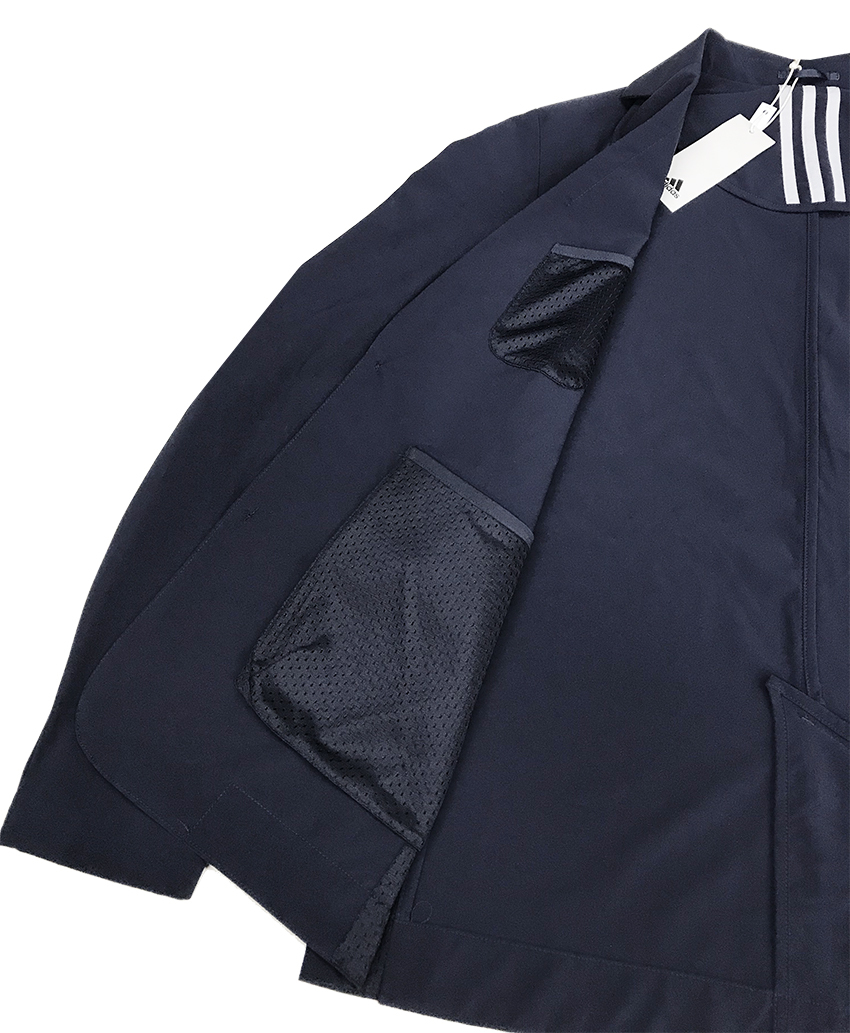 新品タグ付き13200円を□adidas テーラードジャケット ゴルフ 新品タグ付き13200円を□adidas テーラードジャケット ゴルフ