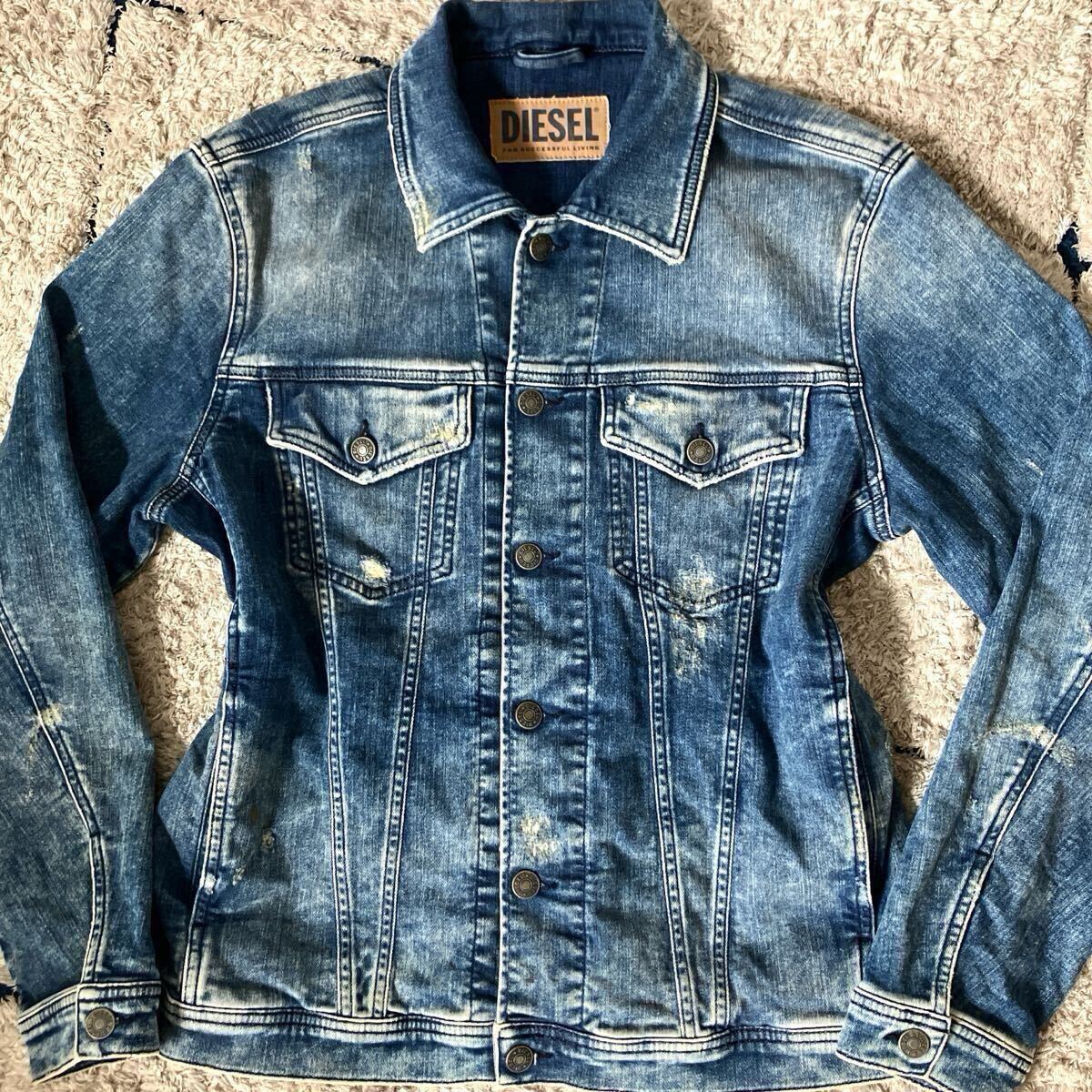 ◇XLサイズ相当◇DIESEL ディーゼル デニムジャケット ダメージ ◇XLサイズ相当◇DIESEL ディーゼル デニムジャケット ダメージ