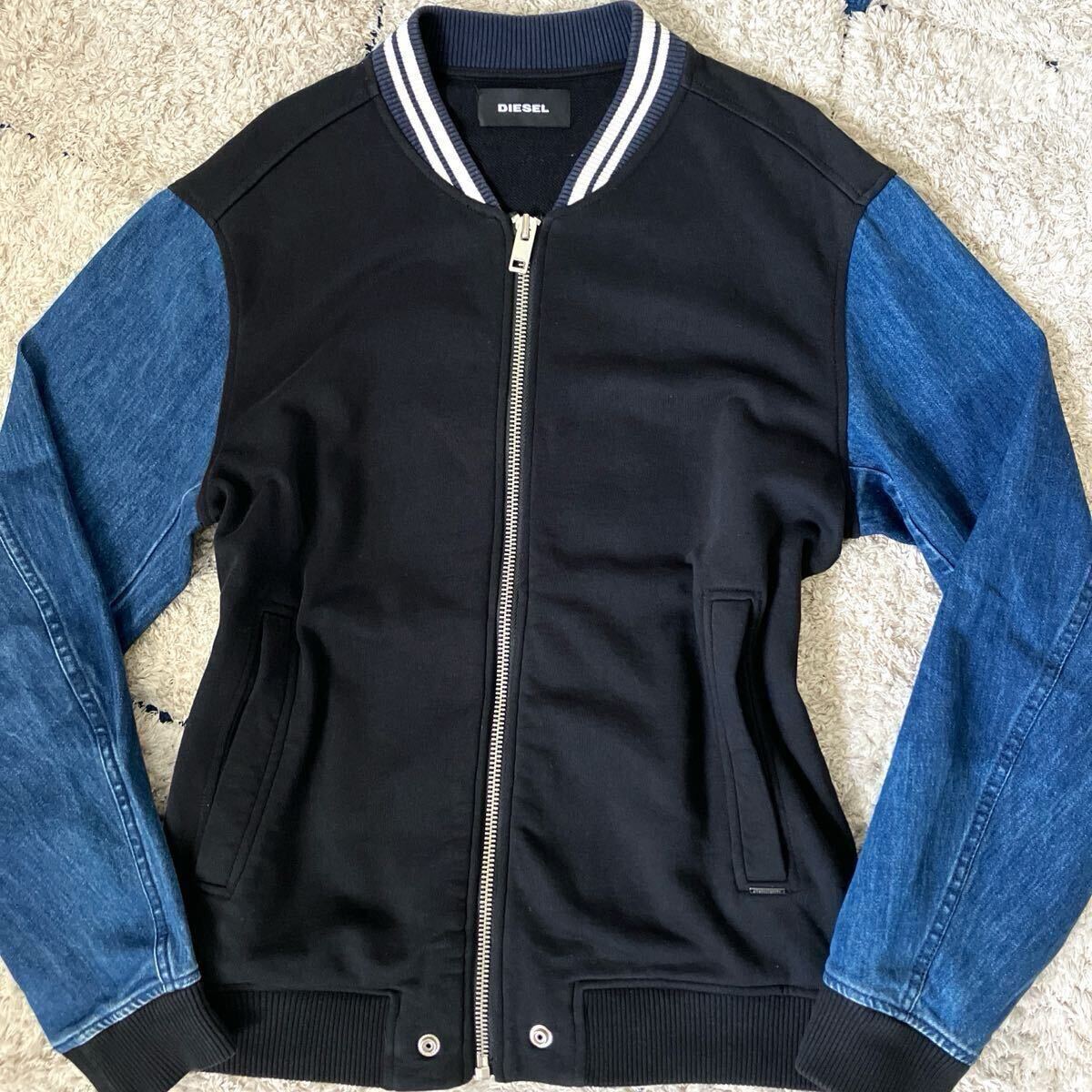 美品◇XLサイズ相当!DIESEL ディーゼル デニム切替 ジャケット 美品◇XLサイズ相当!DIESEL ディーゼル デニム切替 ジャケット