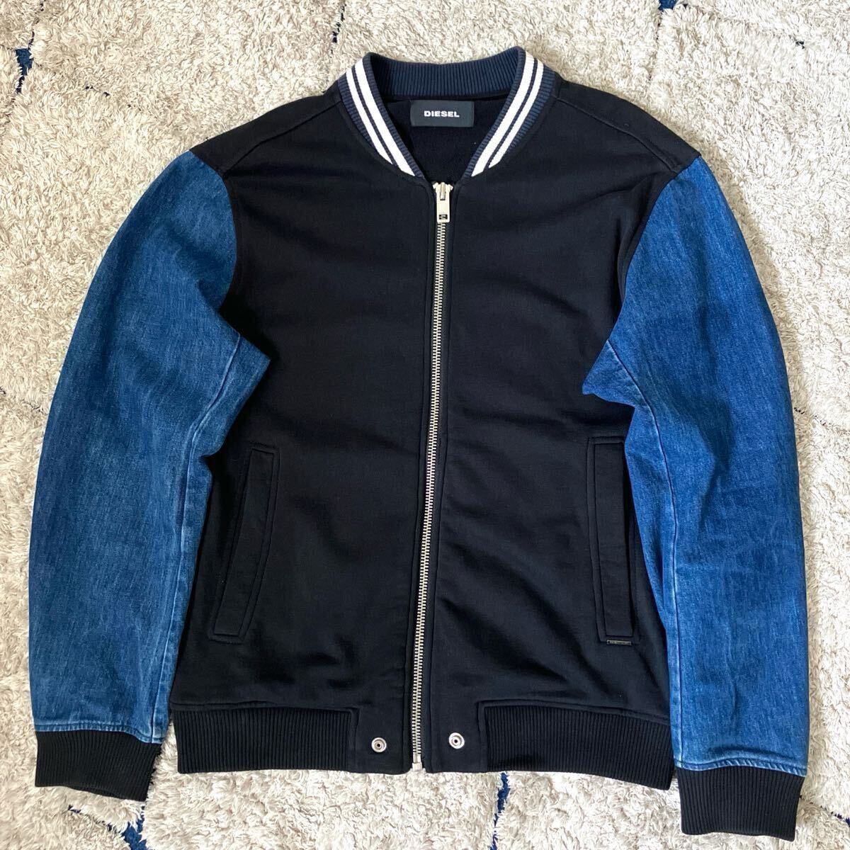 美品◇XLサイズ相当!DIESEL ディーゼル デニム切替 ジャケット 美品◇XLサイズ相当!DIESEL ディーゼル デニム切替 ジャケット