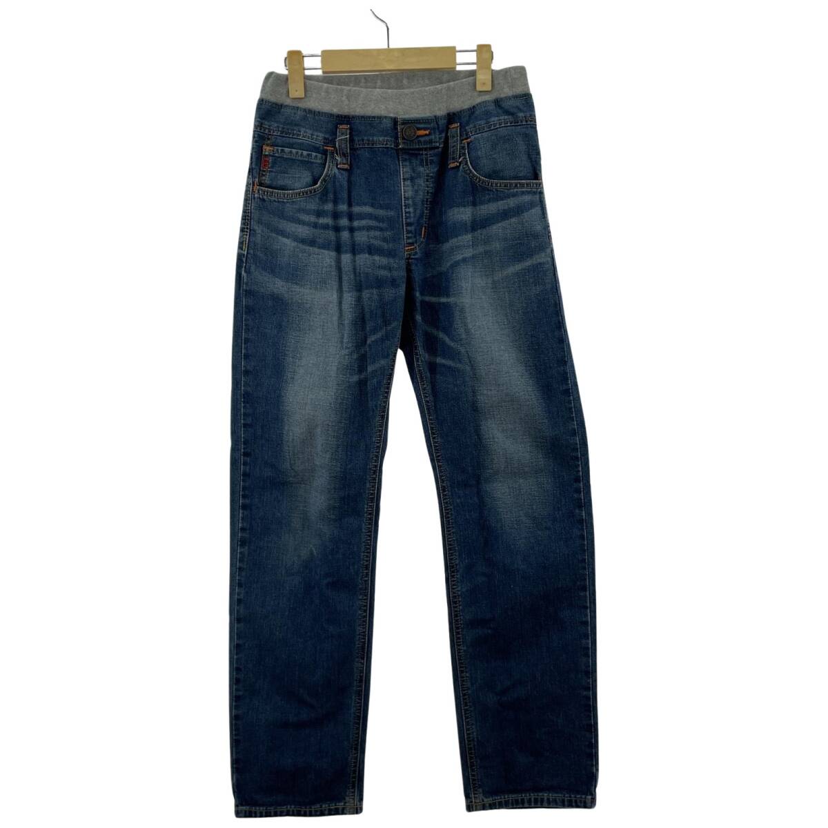 EDWIN エドウィン ユーズド加工 イージー デニムパンツ size160/ブルー