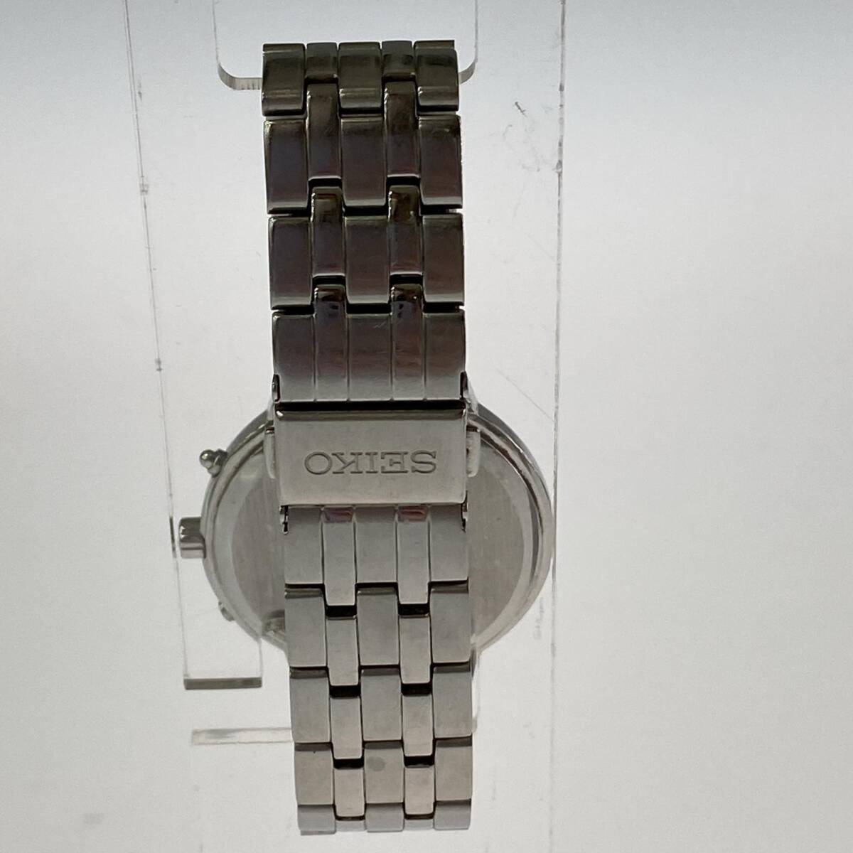 SEIKO セイコー 7B52-0AH0 ソーラー 腕時計/ネイビー×シルバー SEIKO セイコー 7B52-0AH0 ソーラー 腕時計/ネイビー×シルバー