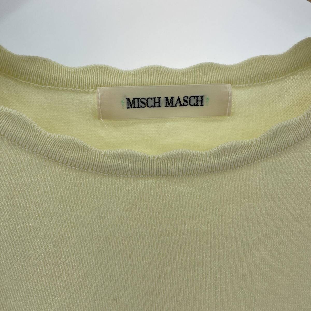 MISCH MASCH ミッシュマッシュ ニット sizeM/イエロー系 ゆうパケットOK