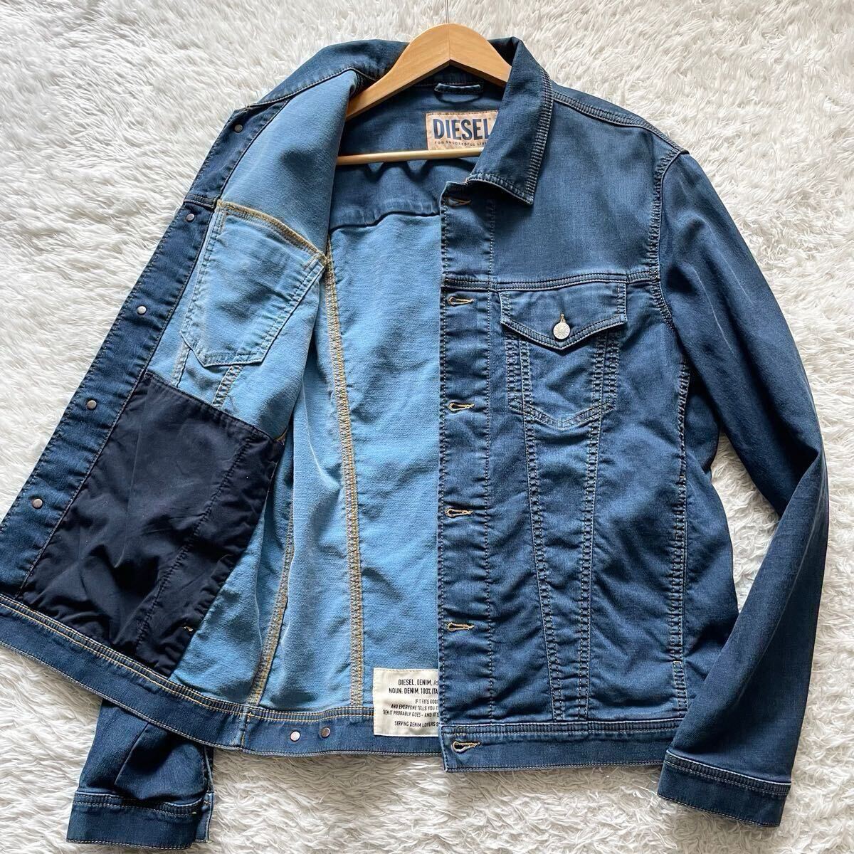 希少!XLサイズ DIESEL ディーゼル デニムジャケット 新 ジョグ 希少!XLサイズ DIESEL ディーゼル デニムジャケット 新 ジョグ