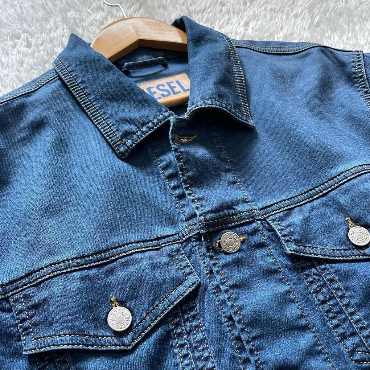 希少!XLサイズ DIESEL ディーゼル デニムジャケット 新 ジョグ 希少!XLサイズ DIESEL ディーゼル デニムジャケット 新 ジョグ