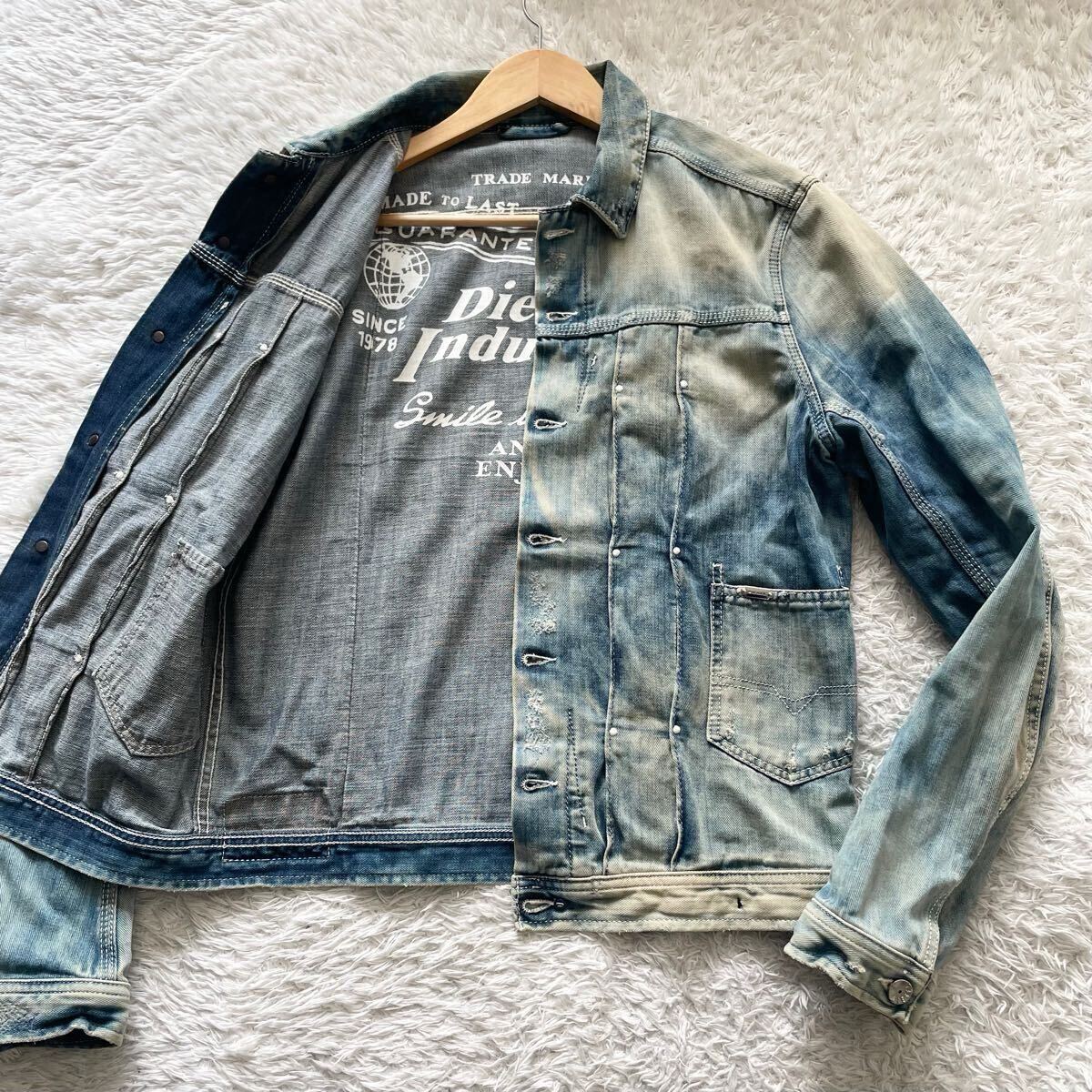 美品 Lサイズ DIESEL ディーゼル Gジャン デニムジャケット 美品 Lサイズ DIESEL ディーゼル Gジャン デニムジャケット