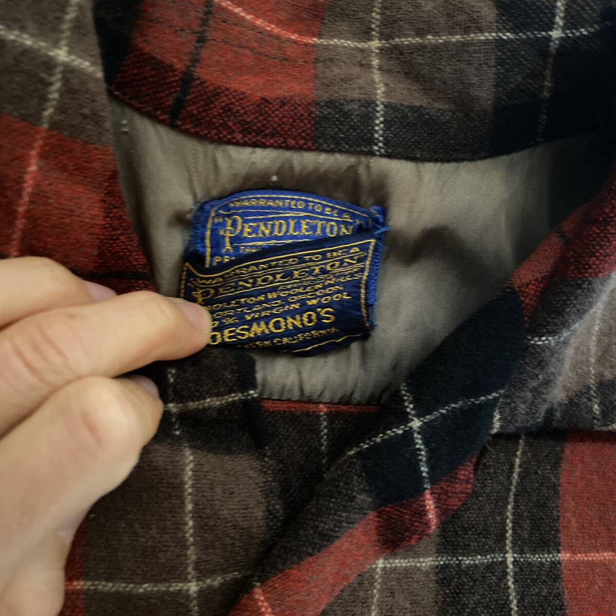 50s~60s PENDLETON ペンドルトン ダブルタグ ウール シャツ 50s~60s PENDLETON ペンドルトン ダブルタグ ウール シャツ