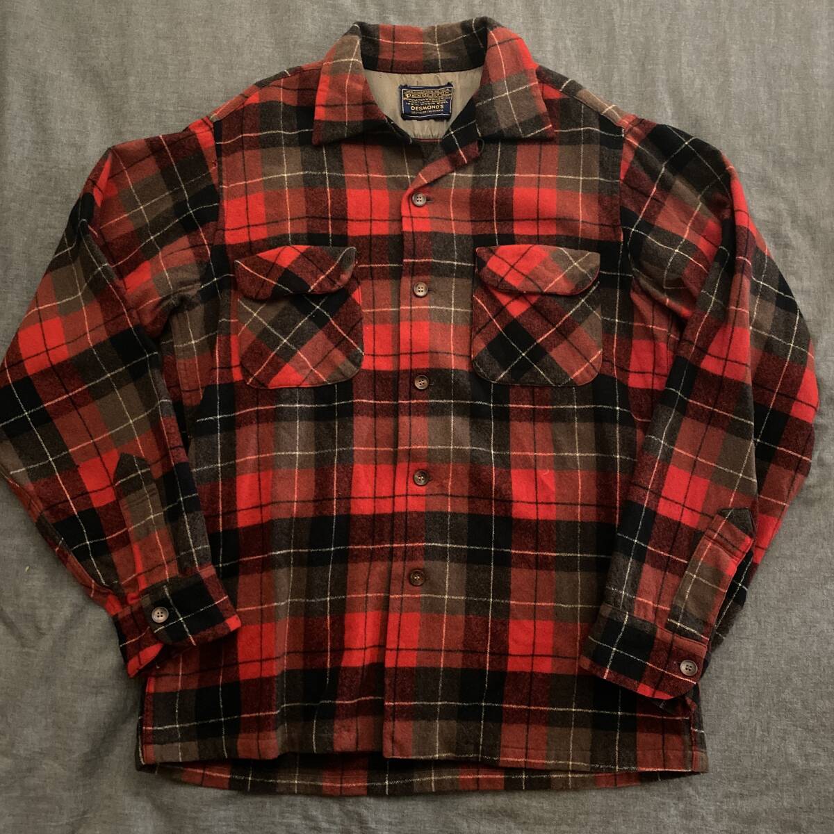 50s~60s PENDLETON ペンドルトン ダブルタグ ウール シャツ 50s~60s PENDLETON ペンドルトン ダブルタグ ウール シャツ