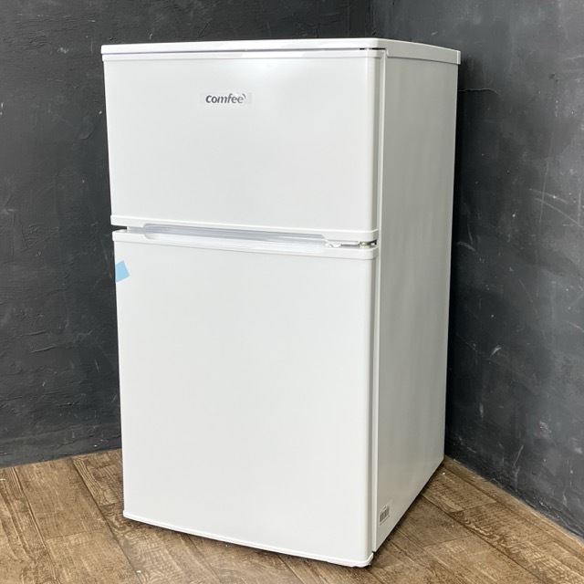 送料無料 ノンフロン冷凍冷蔵庫 動作保証 comfee コンフィー RCU83WH/E 2024年製 ホワイト 90L 2ドア 右開き B 034038 / 22079