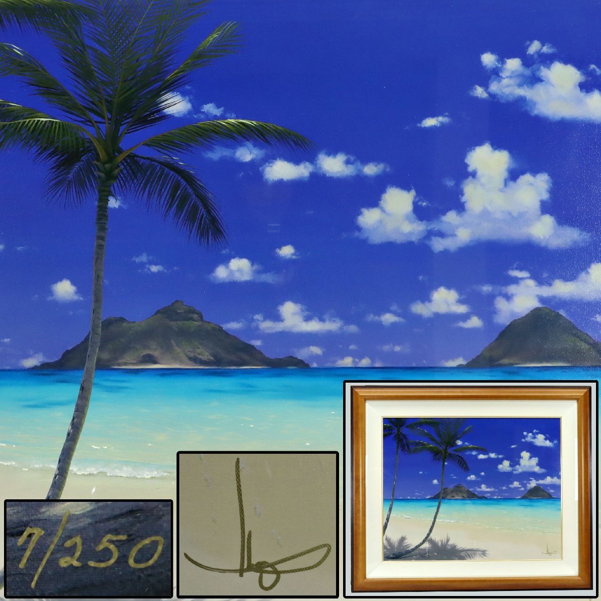 真作保証 ジョンアルホーグ「WINDWARD DREAMS」ジークレー版画 7 真作保証 ジョンアルホーグ「WINDWARD DREAMS」ジークレー版画 7