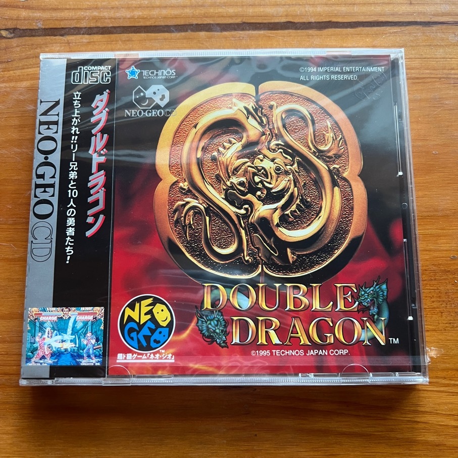 新品未開封 ネオジオCD NEOGEO CD ダブルドラゴン DOUBLE DRAGON 新品未開封 ネオジオCD NEOGEO CD ダブルドラゴン DOUBLE DRAGON