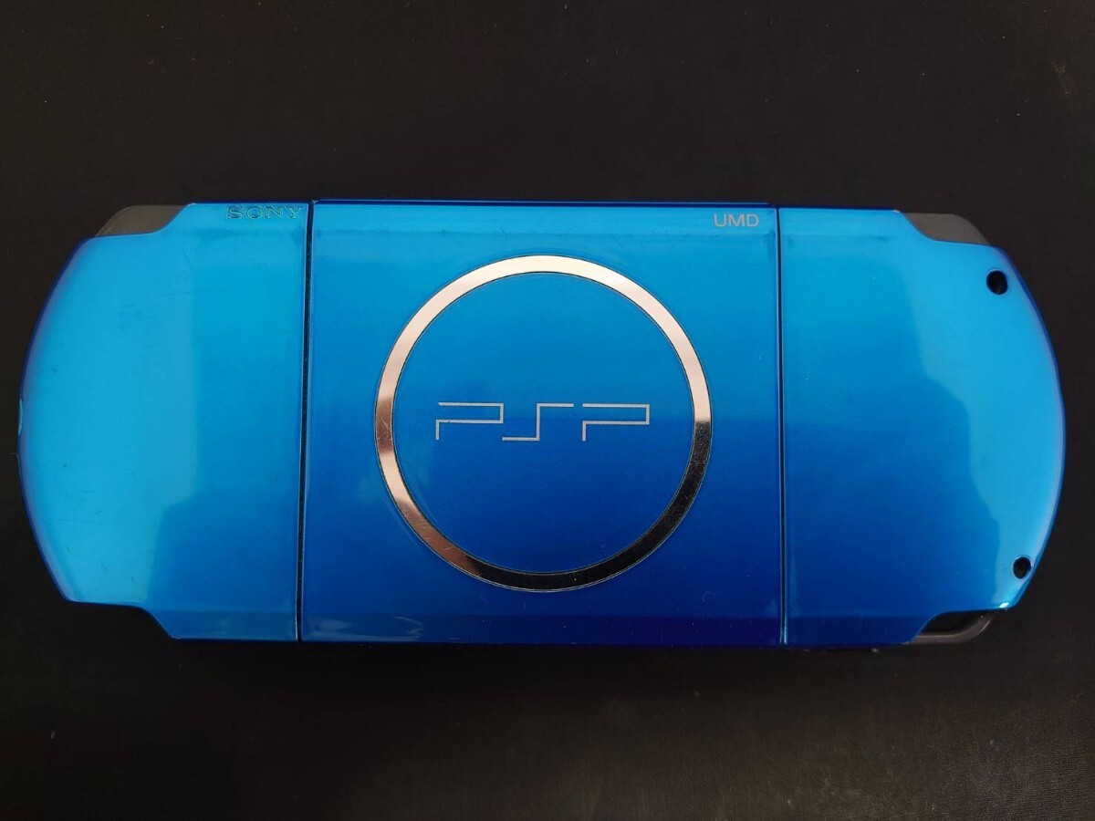 ジャンク SONY ソニー PSP PSP-3000 ブルー バッテリー欠品 通電 ジャンク SONY ソニー PSP PSP-3000 ブルー バッテリー欠品 通電