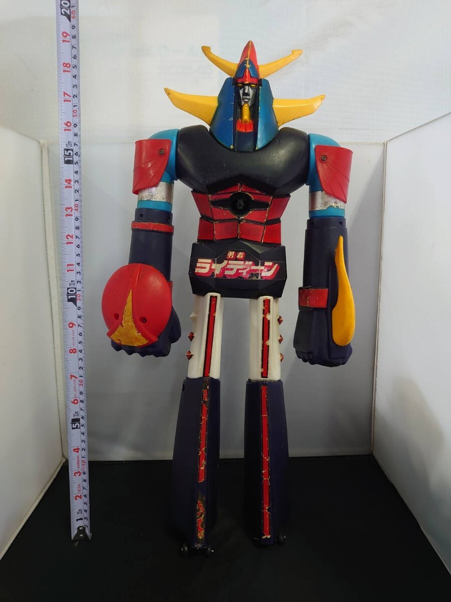 昭和レトロ 勇者ライディーン ソフビフィギュア 約60cm ジャンボ 昭和レトロ 勇者ライディーン ソフビフィギュア 約60cm ジャンボ