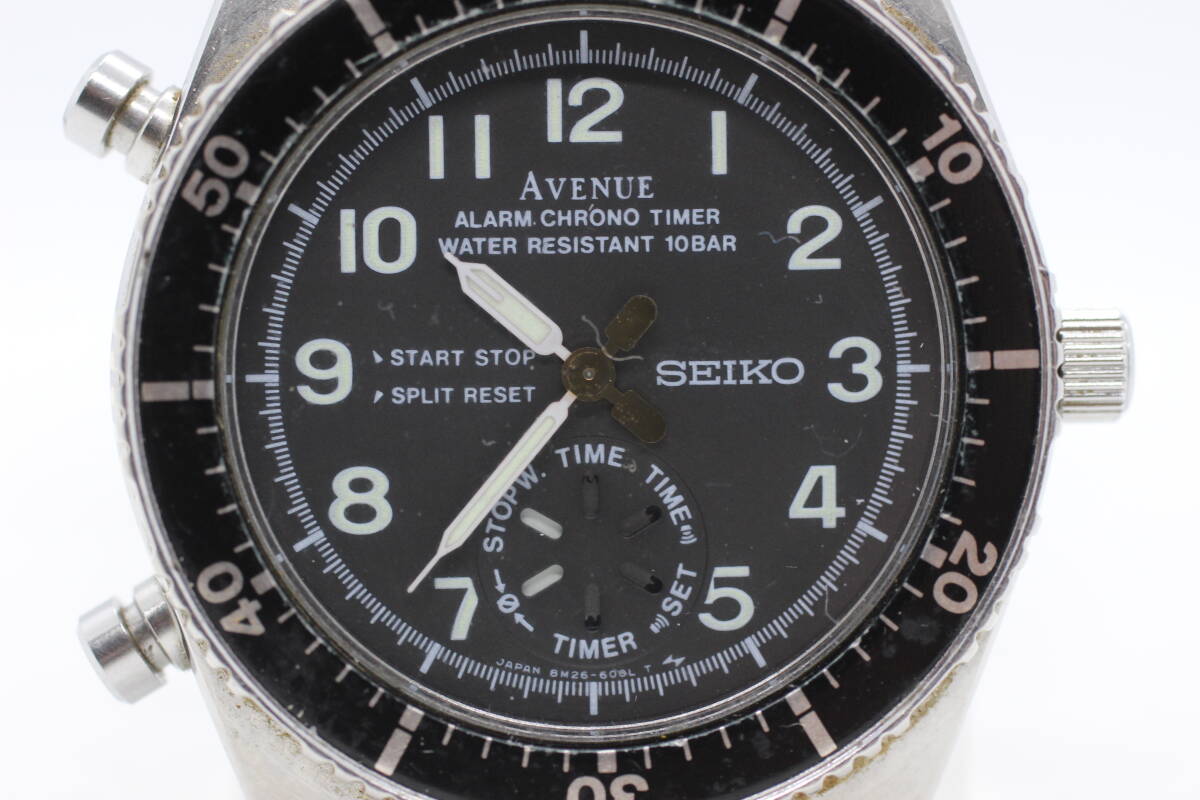 Yahoo!オークション - 【SEIKO】AVENUE 8M26-6000 QUARTZ