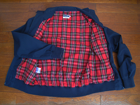 FRED PERRY 英国製スイングトップ ハリントンジャケット 紺 FRED PERRY 英国製スイングトップ ハリントンジャケット 紺